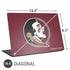 Florida State FSU Seminoles Universal Laptop 16.6in (13.4 x 9.7in) Skin